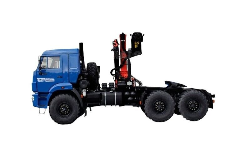 Седельный тягач с КМУ PK-15500А Камаз 53504