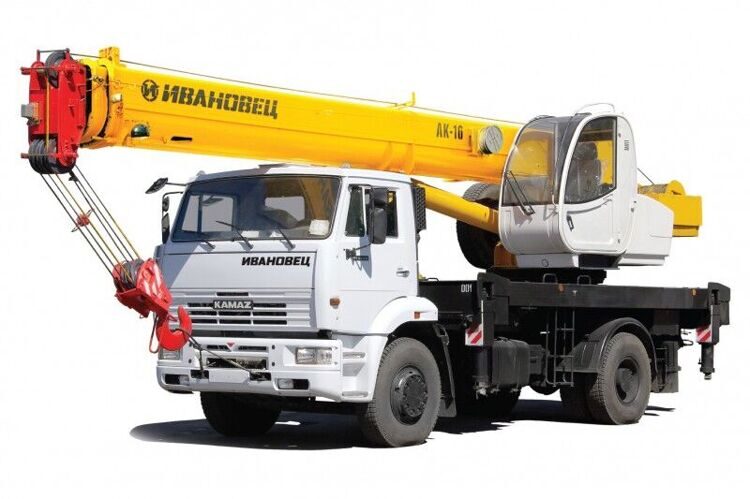 Автокран 16 тонн "Ивановец" Камаз-53605